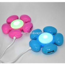 Flower USB HUB with colorful light China