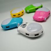 Cartoon 4 PORTS USB HUB with colorful light