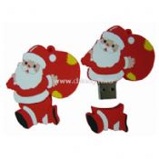 Santa Claus PVC USB Flash Drive