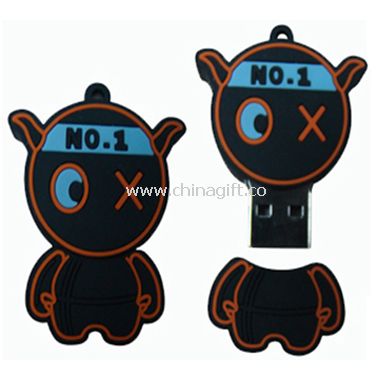 Soft PVC Cartoon USB Flash Drive