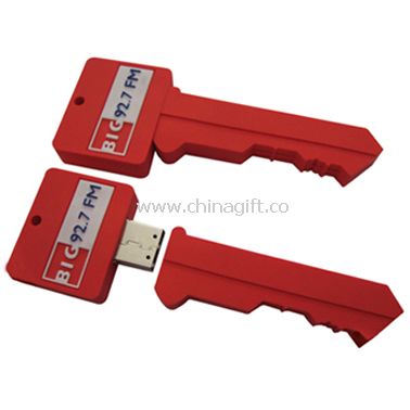 Soft PVC Key shape USB Flash Drive