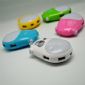 Cartoon 4 PORTS USB HUB with colorful light small pictures