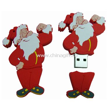 USB 2.0 Santa Claus Flash Drive