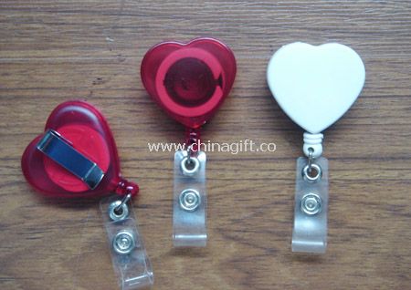 Heart shape Badge holder