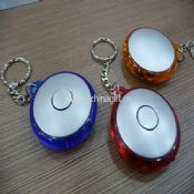 Round LED light with keychain