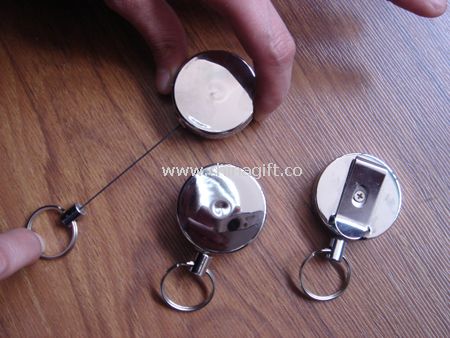 plastic case chrome plated Badge holder