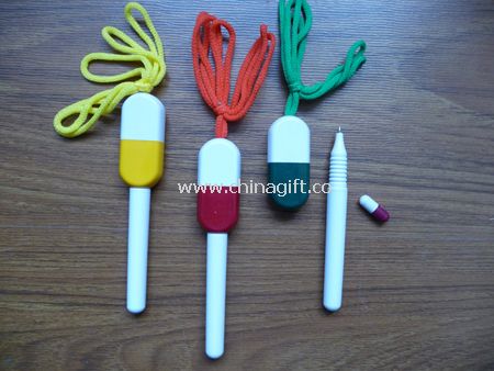 Pill Box Shaped Pen-in-cord
