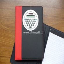 PU note book with calculator China