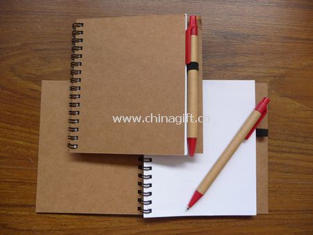 Notebook with ball pen