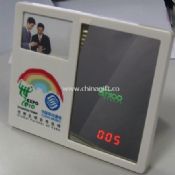 Mirror Alarm Clock with Logo Display