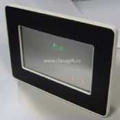 Mirror Table Alarm Clock with Logo Display