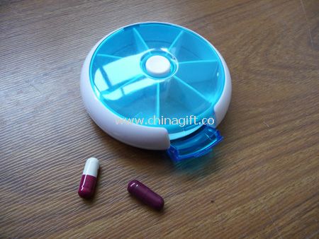 7 days apartments Round shape pill box