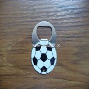 Football shape metal bottle opener