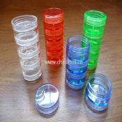 Round shape plastic case set