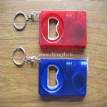 Bottle opener with 1 meter steel tape measure and LED light small picture