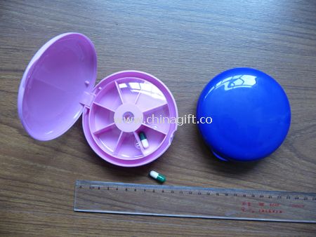 Plastic Round Pill Box