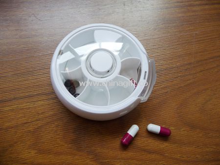 Round shape pill box