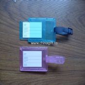 Plastic luggage tag