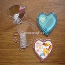 Transparent Heart shape mirror China