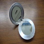 Plastic case mirror with bright LED light