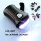 Crank LED Flashlight with Phone Charger small pictures