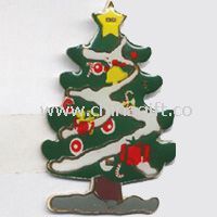 LED flashing Tree badge China