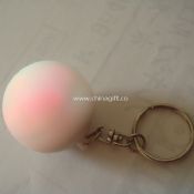 Flashing Ball shape keychain