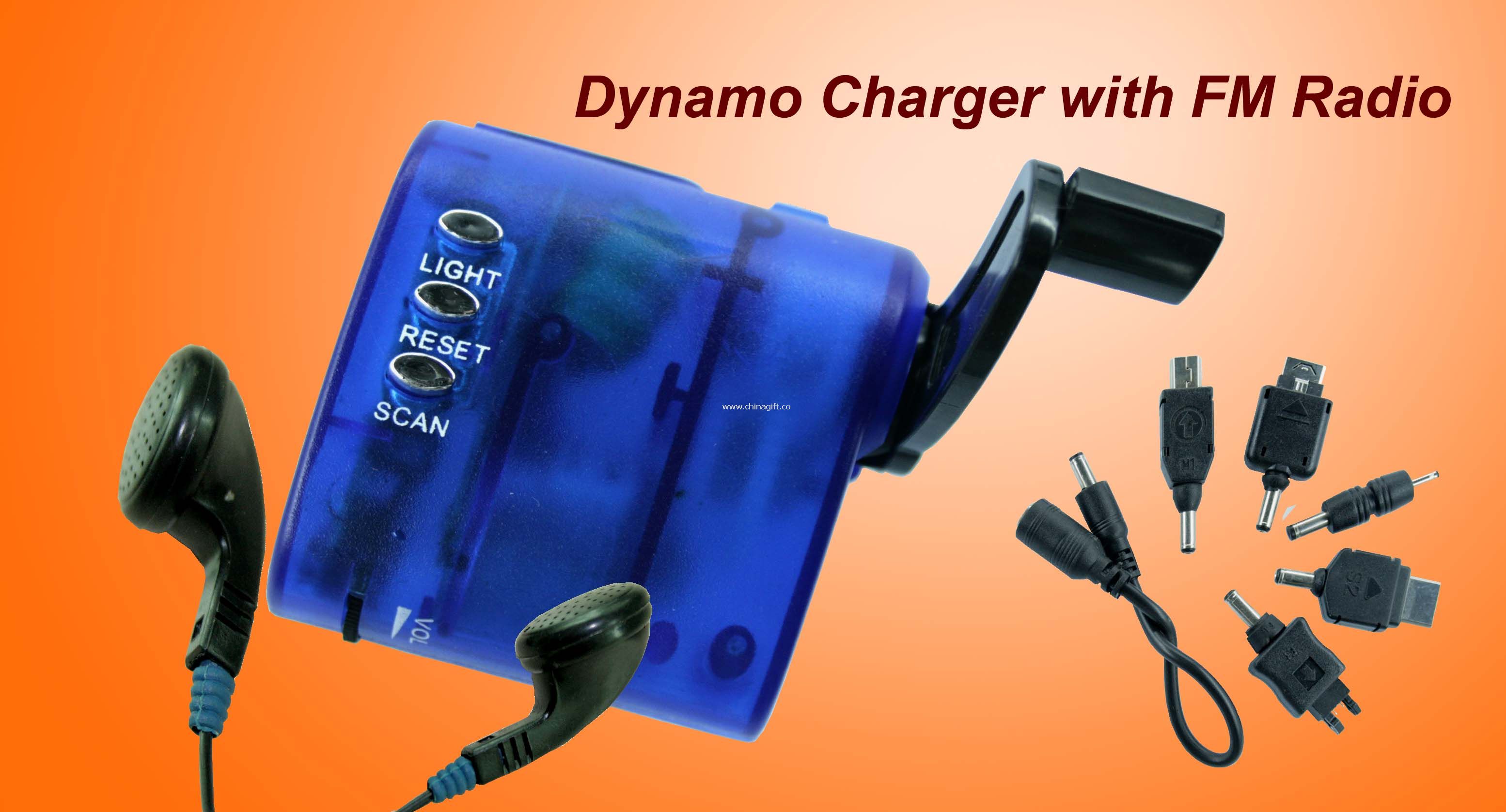 Dynamo Charger with FM Radio