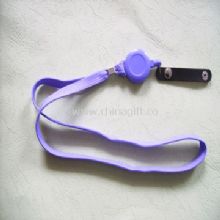 Hollow polyester lanyard with pull reel China