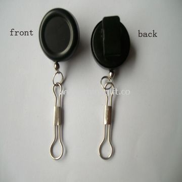 Metal badge reel