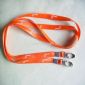 Orange Solid polyester Lanyard small pictures