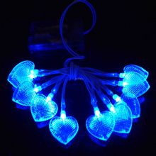 LED heart chain light China