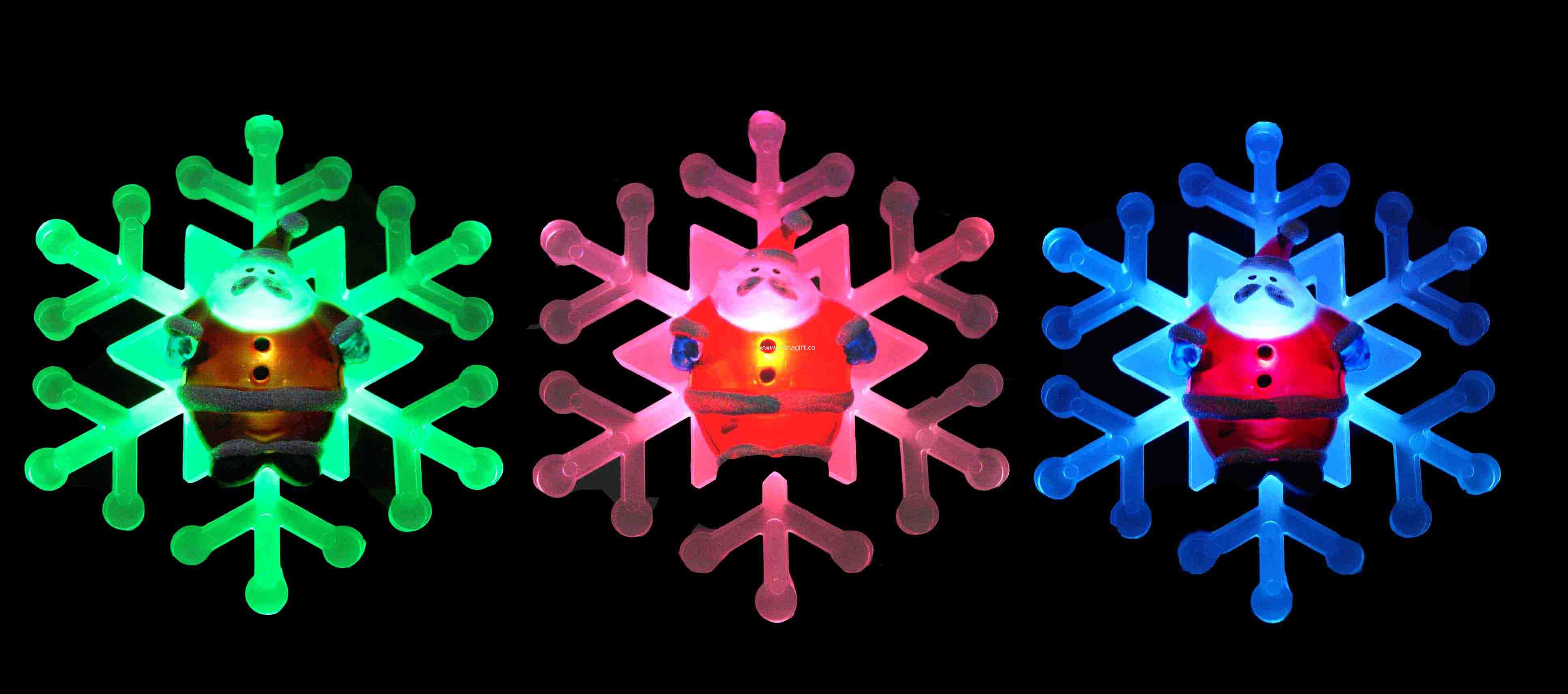 Santa snowflake suction light