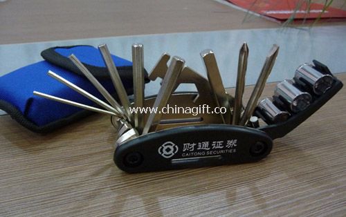 Bicycle repair tool kit