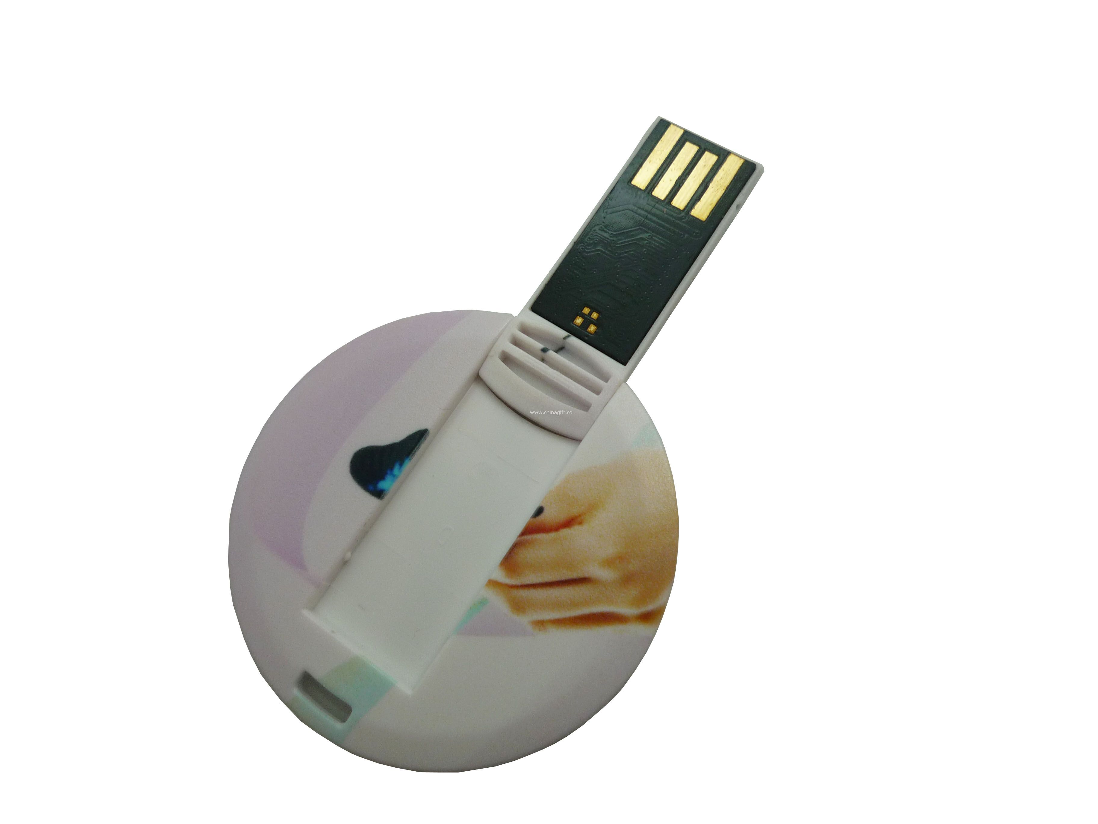 Mini Round USB Flash Drive