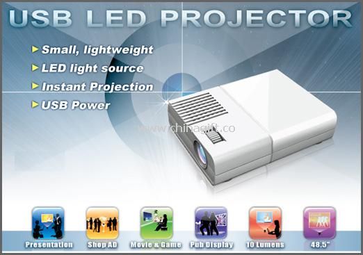 USB LED Projector