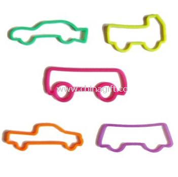 Car shape Silicone rubber band