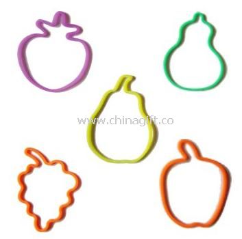 Fruit shape Silicone rubber band