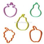 Fruit shape Silicone rubber band small picture