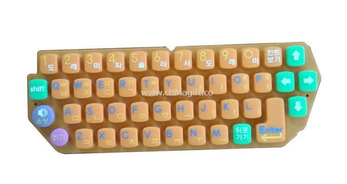 Silicone keypad