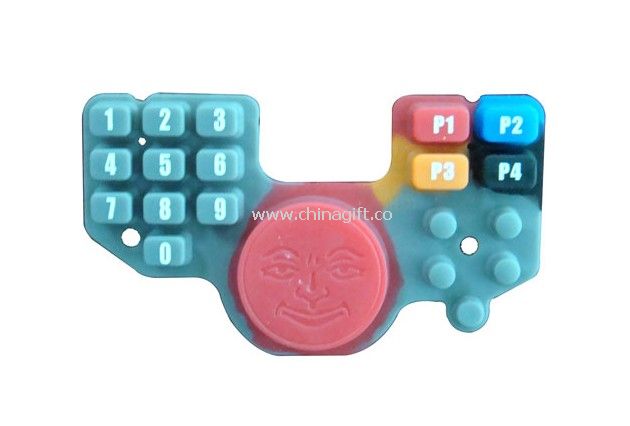 Silicone keypad