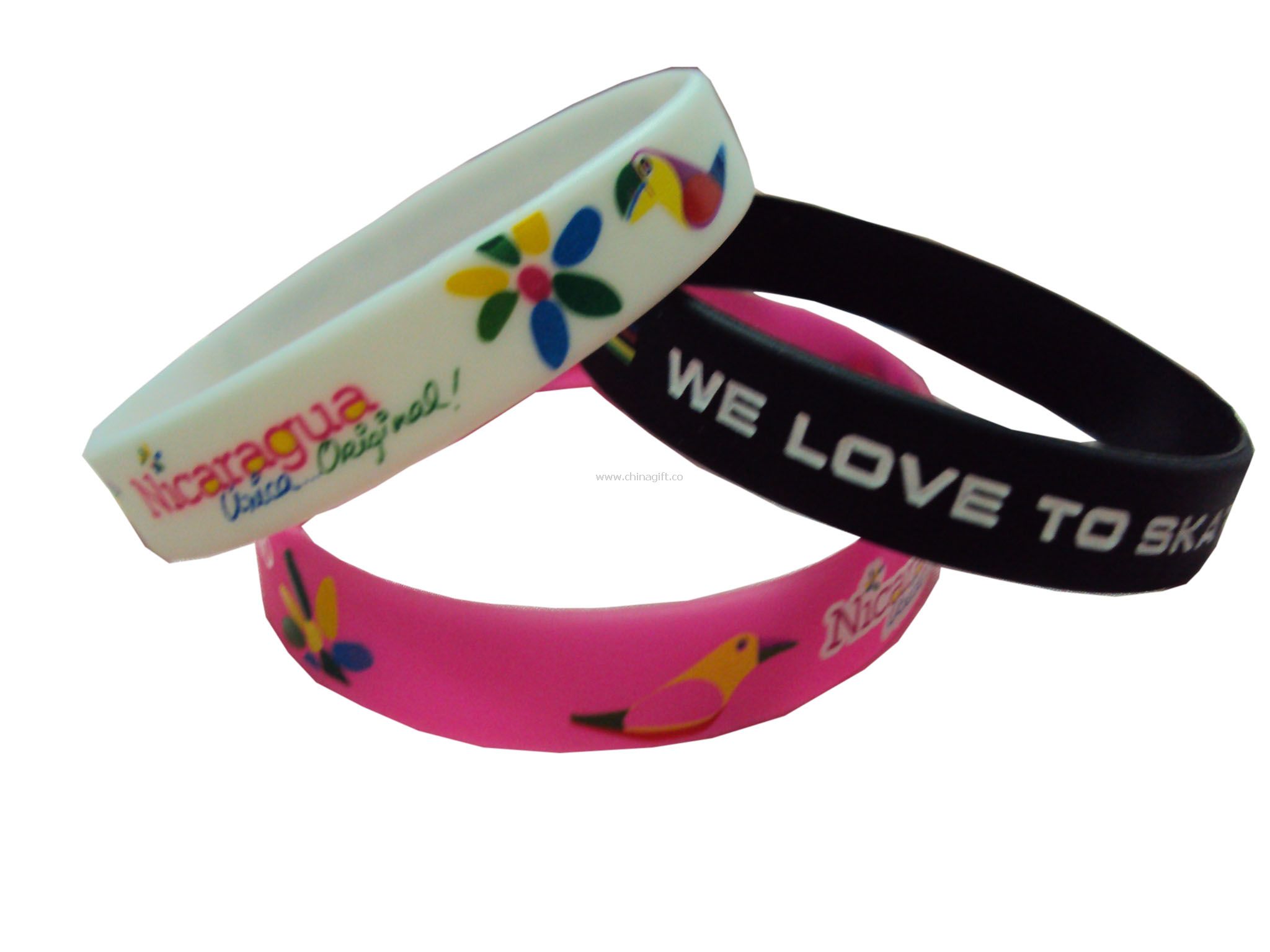 Silicone wrstbands