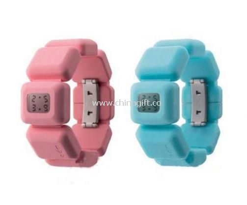 LCD Silicone watches