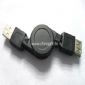 USB male to USB female Retractable Cable small pictures