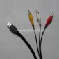 USBA male to 3X RCA  AV cable small pictures