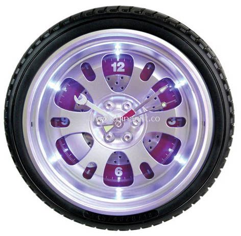 10 inch Light tire wall clock