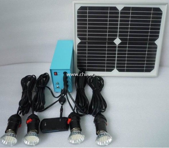Small home solar power system