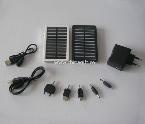 Portable Solar Charger with LED Light