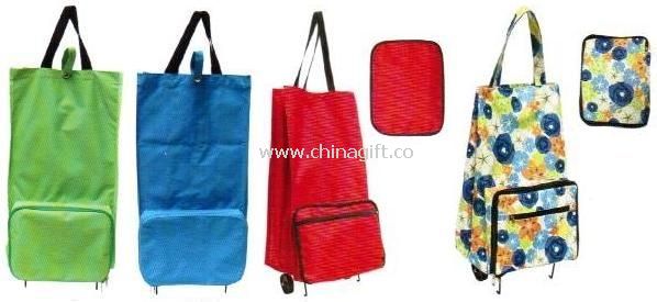 600D Polyester with PVC coated Shopping trolley bag