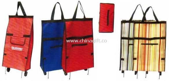 Steel tube with powder coated Shopping trolley bag